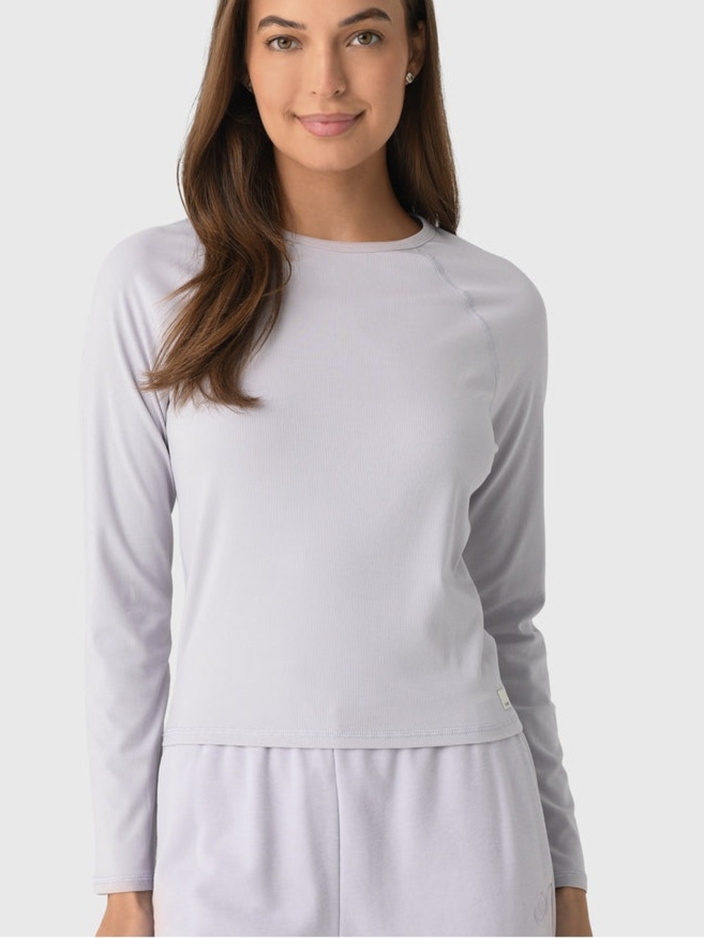 VUORI Women's Long Sleeve Pose Crew Gray (130)